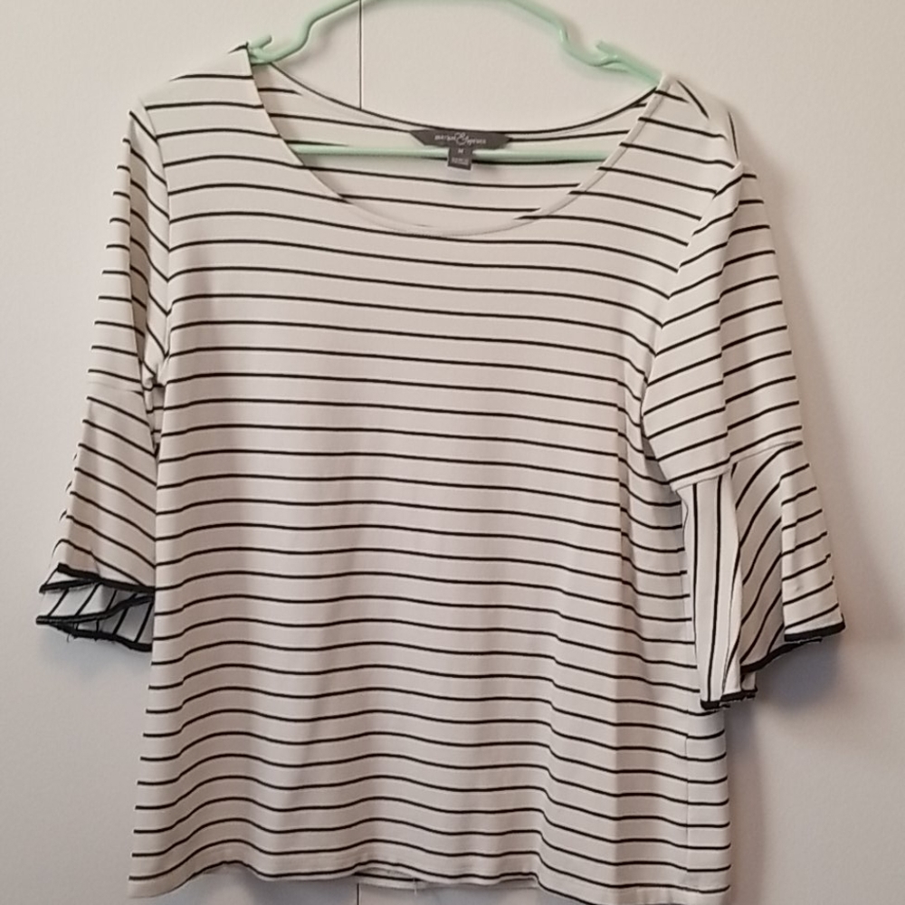 Black and White Stripped Top